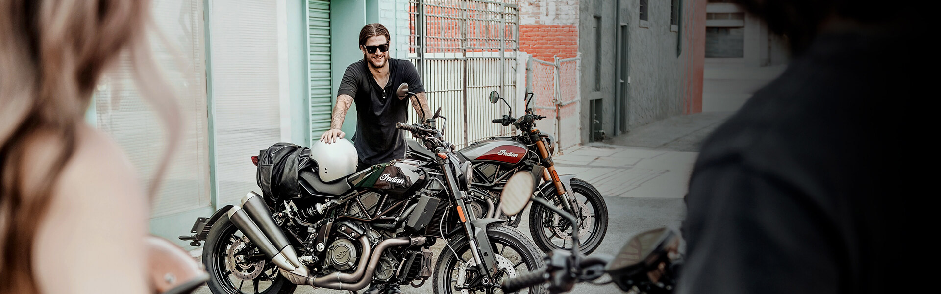 レース場のチャンプが路上に